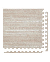 House of Noa Baby Play Mat toast-aspen tile front view for gentle floor play