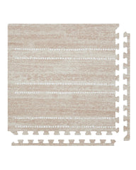 House of Noa Baby Play Mat toast-aspen tile front view for gentle floor play