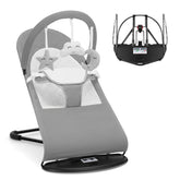 HOUSEHOLD WORLD baby bouncer angle-adjustable demonstrates versatile seating for comfort.