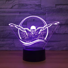 HPBN8 optical illusion acrylic panel glow