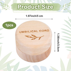 Hpmjz Baby keepsake tooth box in beech wood stores first teeth securely.