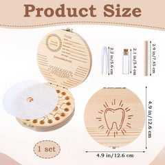 Hpmjz Tooth Fairy Box tweezers for safe handling of teeth.