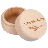 Hpmjz Umbilical Cord Memorial Box round design preserves precious memories.