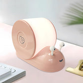 HPYDIY snail night light with magnetic base provides easy bedside mounting