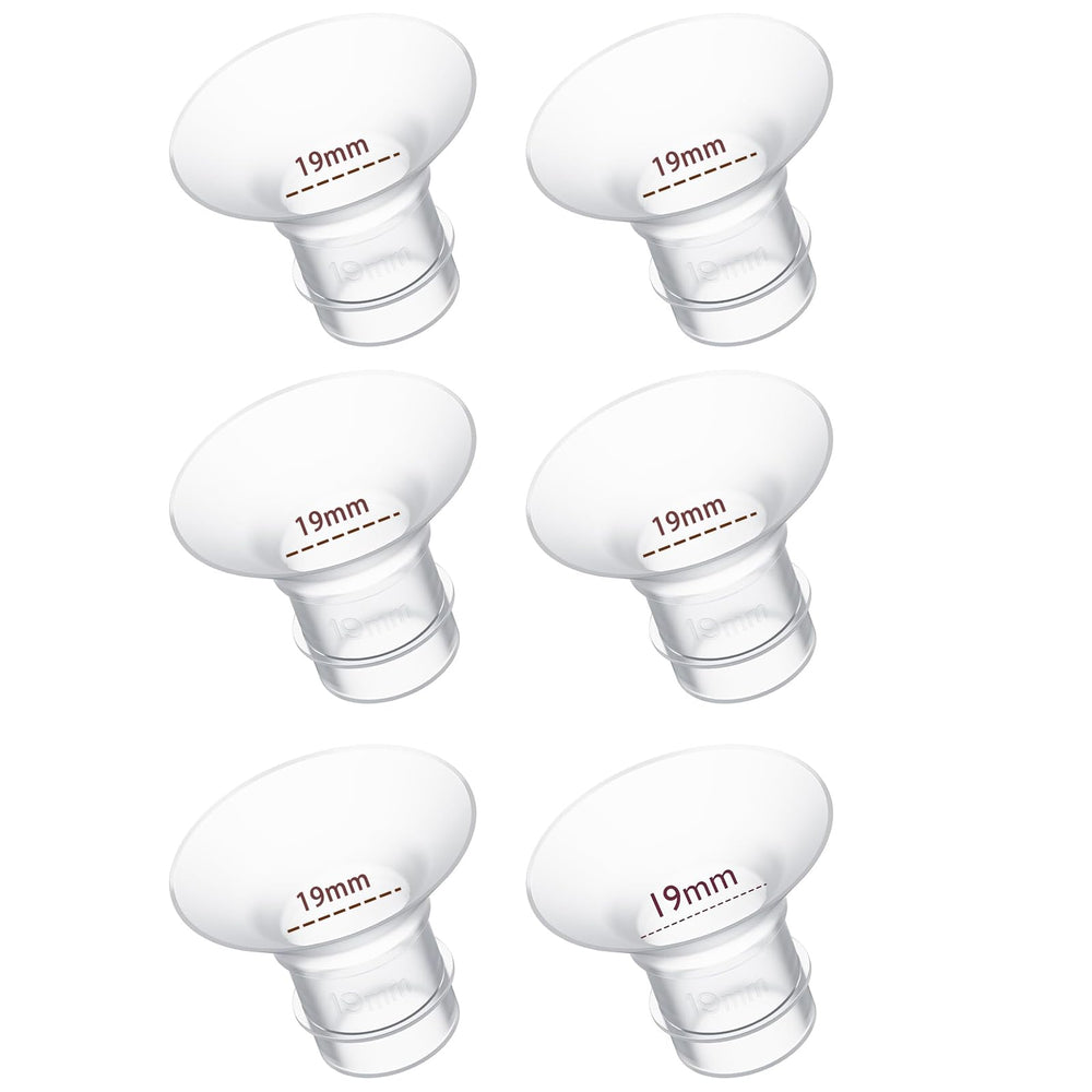 Hranio 19mm flange inserts in use with 24mm shields for comfort.
