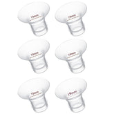 Hranio 19mm flange inserts in use with 24mm shields for comfort.