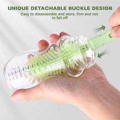 Hranio straw cleaning brush helps clean narrow straws and valves.