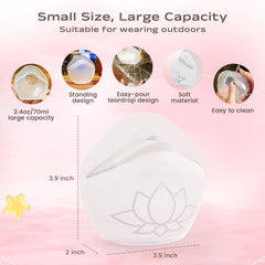 Hranio BPA-free silicone material soft and flexible for gentle wear.