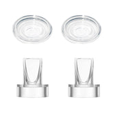 Hranio duckbill valve with milk-flow control for wearable pumps.