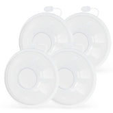 Hranio milk collectors four-pack shown for discreet leak collection during nursing.