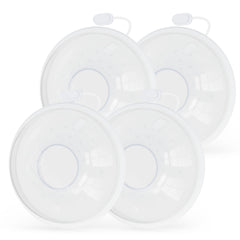 Hranio milk collectors four-pack shown for discreet leak collection during nursing.