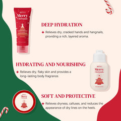 HRTTTUO foot cream application highlights soft feet care