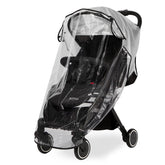 Hrzeem Clear Stroller Rain Cover with window view keeps baby visible and comfortable.