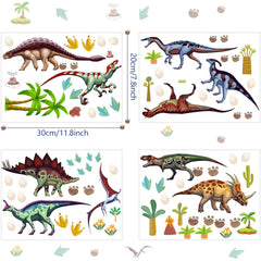HSDSH glow dinosaur wall decals brighten the night sky for imaginative play.