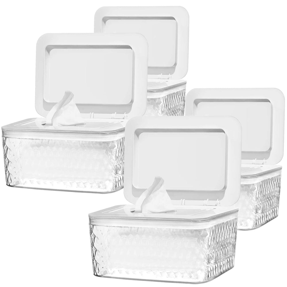 HSWT wipes dispenser with seal lid keeps wipes moist and clean