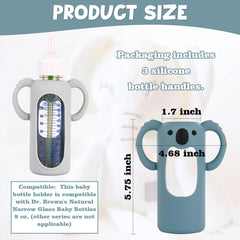 HUAKENER protective sleeve cushions bumps, preventing glass bottle damage.