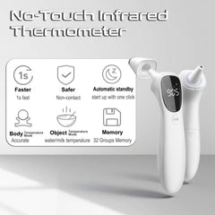 huangirl thermometer large LED digits offer clear readings even in dim rooms.