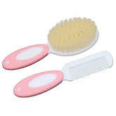 HUAYINGMEI baby brush with soft goat hair for gentle scalp care