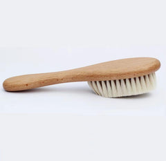 HUAYINGMEI rounded-edges wooden-handle; safe comfortable brushing for kids
