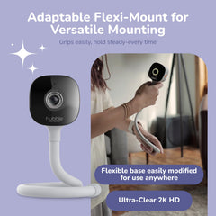 HUBBLE CONNECTED GoBaby AI Camera night light and soothing sounds support bedtime.