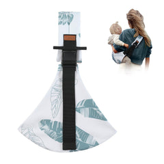 Huefain baby sling front carry keeps baby close for quick errands.