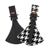 Huefain toddler carrier packaged in black and houndstooth for travel-ready gifting
