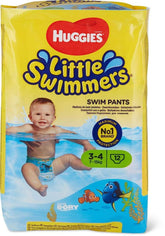 Huggies Little Swimmers small pack front view demonstrates pool-ready fit and quick access.