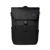 Huhu diaper bag backpack Midnight Black front view with water-resistant fabric for travel