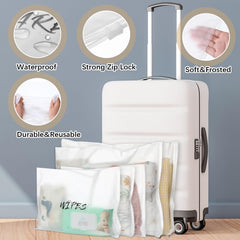 Huhumy hospital bags two sizes side-by-side ideal for different maternity items.