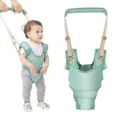 Huifen baby walker in breathable green mesh for comfortable practice sessions