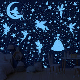 Huimdery glow-stars-unicorn-bedroom-ceiling shows luminous ceiling decor for a magical night sky.