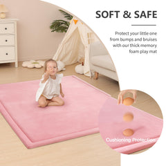 Huloo Sleep non-slip surface keeps mat in place during active play.