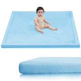 Huloo Sleep baby play mat top view ideal for spacious tummy time area