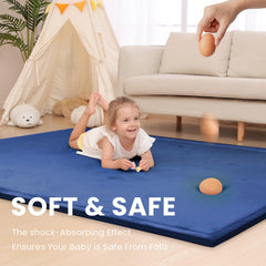 Huloo Sleep Baby Play Mat tummy time area for early movement.