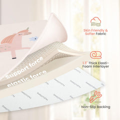 Huloo Sleep non-slip backing keeps the mat securely in place on any floor