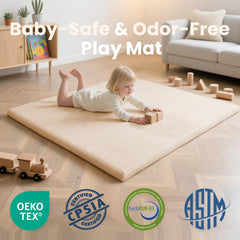 Huloo Sleep 1.3-inch padding close-up highlighting cushioning for crawls