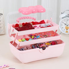 Huniupore headbands clips bows organizer compartments keeps essentials in dedicated slots