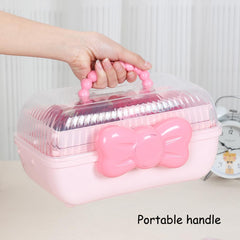 Huniupore lockable lid style storage box keeps small accessories secure