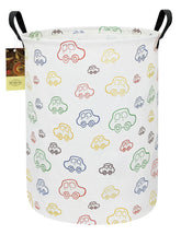 HUNRUNG laundry hamper front view shows roomy round basket for dirty clothes in dorms