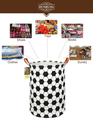 HUNRUNG Laundry Hamper waterproof coating protects contents from spills.