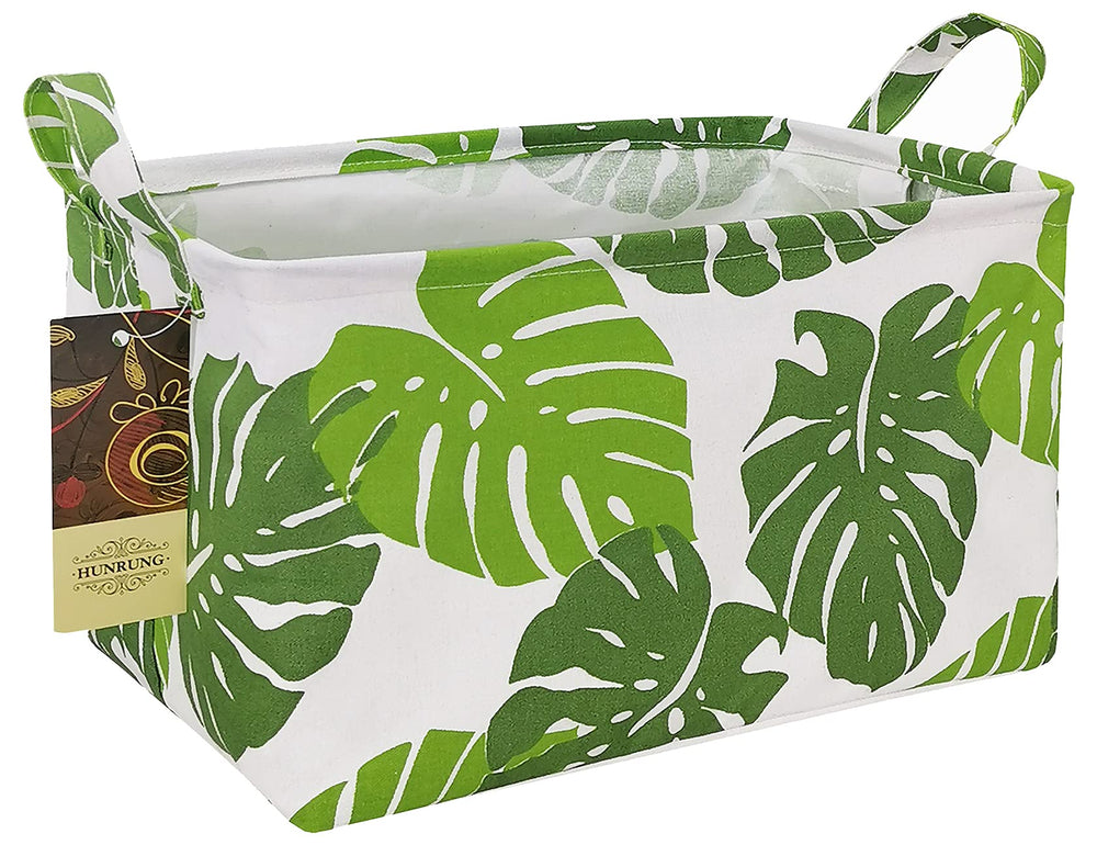 HUNRUNG leaf storage basket in a playroom for toy organization and easy transport