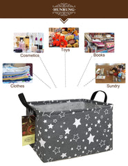 HUNRUNG basket handles close-up for easy toting around the home