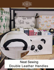HUNRUNG storage basket in playroom filled with toys for quick cleanup