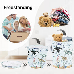 HUUMONSS 63L kids storage basket dimensions help you store large loads neatly.