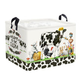 HUUMONSS farm-animals storage basket keeps kid toys neatly organized.