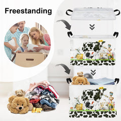 HUUMONSS kid-room-toy-bin adds playful decor while organizing toys.