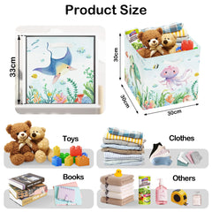 HUUMONSS marine animals cube storage shark for easy toy access