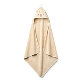 Huxie baby towel organic cotton bear-face highlights gentle touch