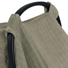 Huxie car-seat canopy privacy shade shields wind and dust.