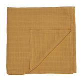 Huxie Swaddle Autumn Yellow soft muslin texture for newborn comfort
